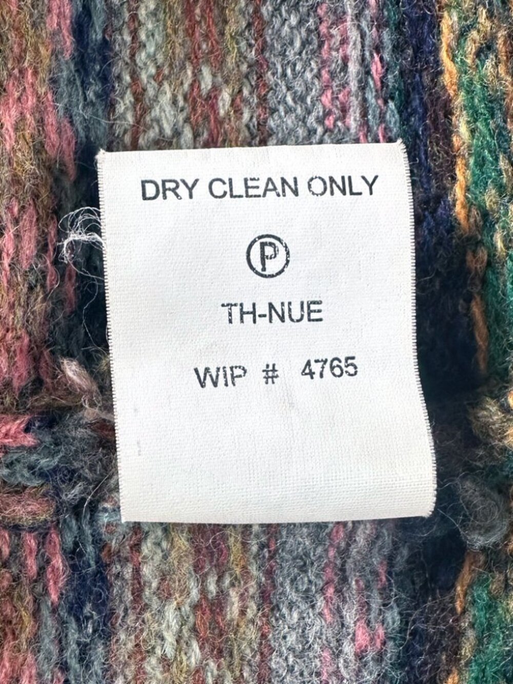 Vtg Woolrich Fair Isle Wool Cardigan Sweater M Gray Chunky Knit Cottagecore Cozy - Picture 11 of 11
